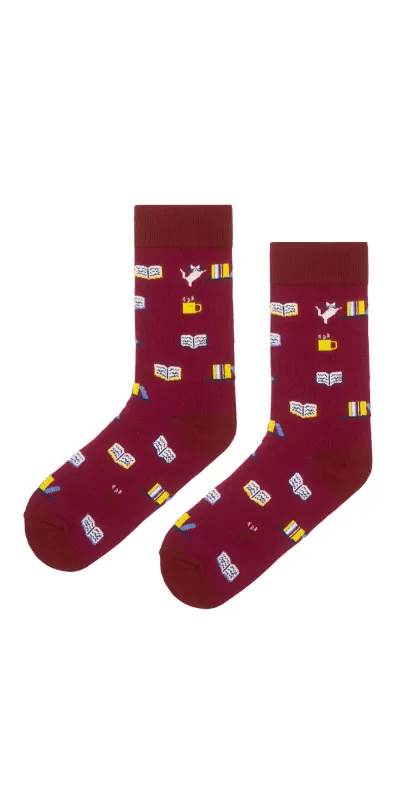 Socks organic cotton For Bookworms