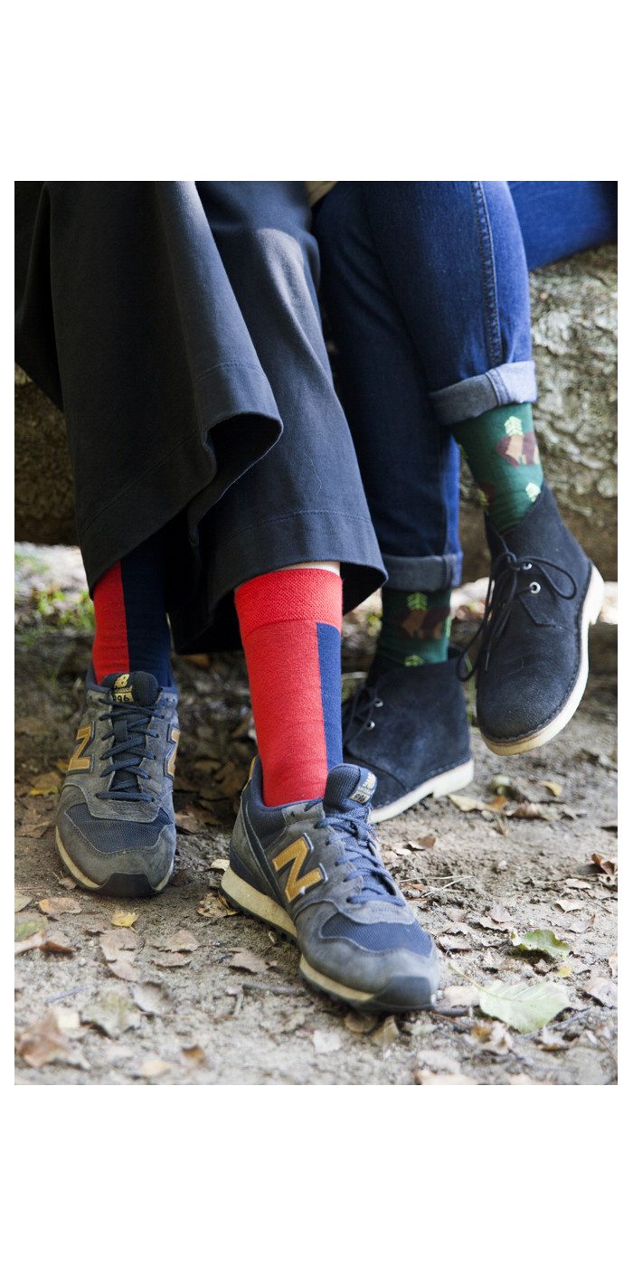 Classic socks Water and fire