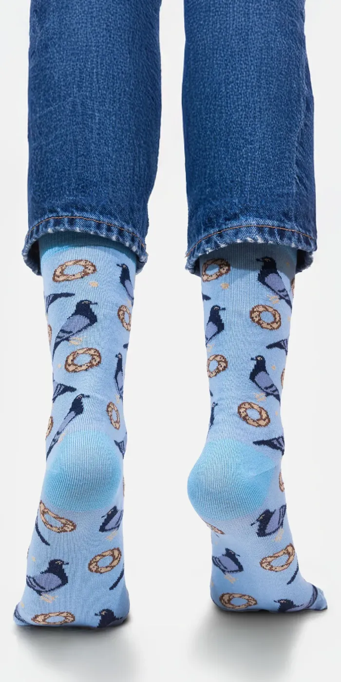 Skarpetki z bawełny organicznej Gołębie