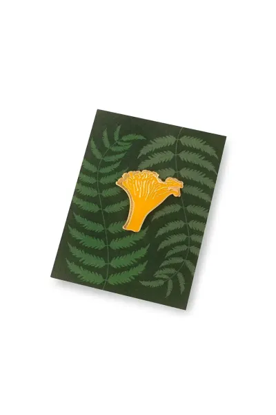 Pin Mushroom Chanterelle