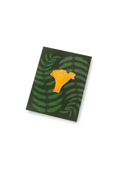 Pin Mushroom Chanterelle
