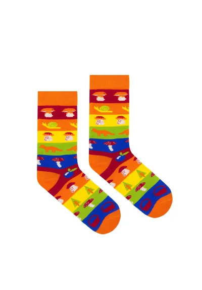 Socks organic cotton Mushrooming