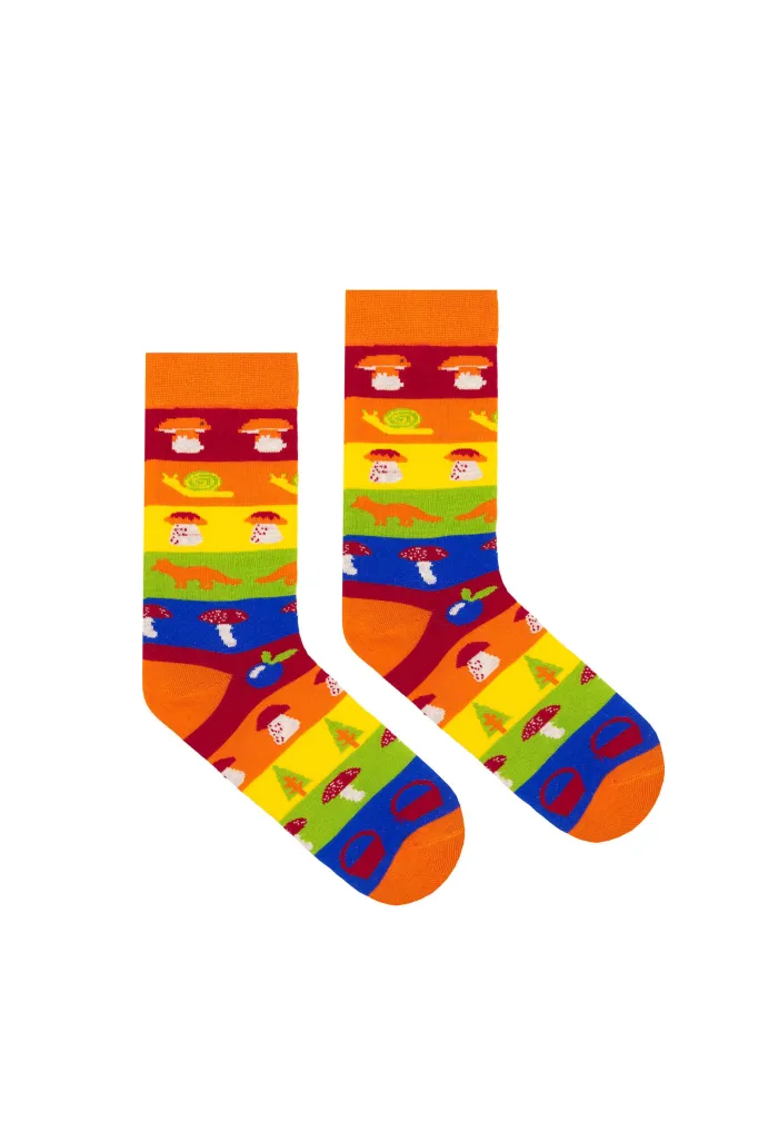 Socks organic cotton Mushrooming
