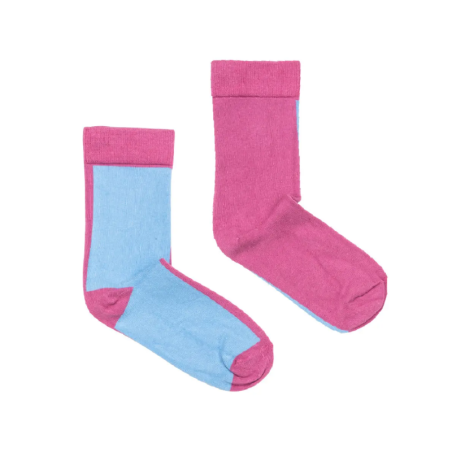 Socks classsic blue pink