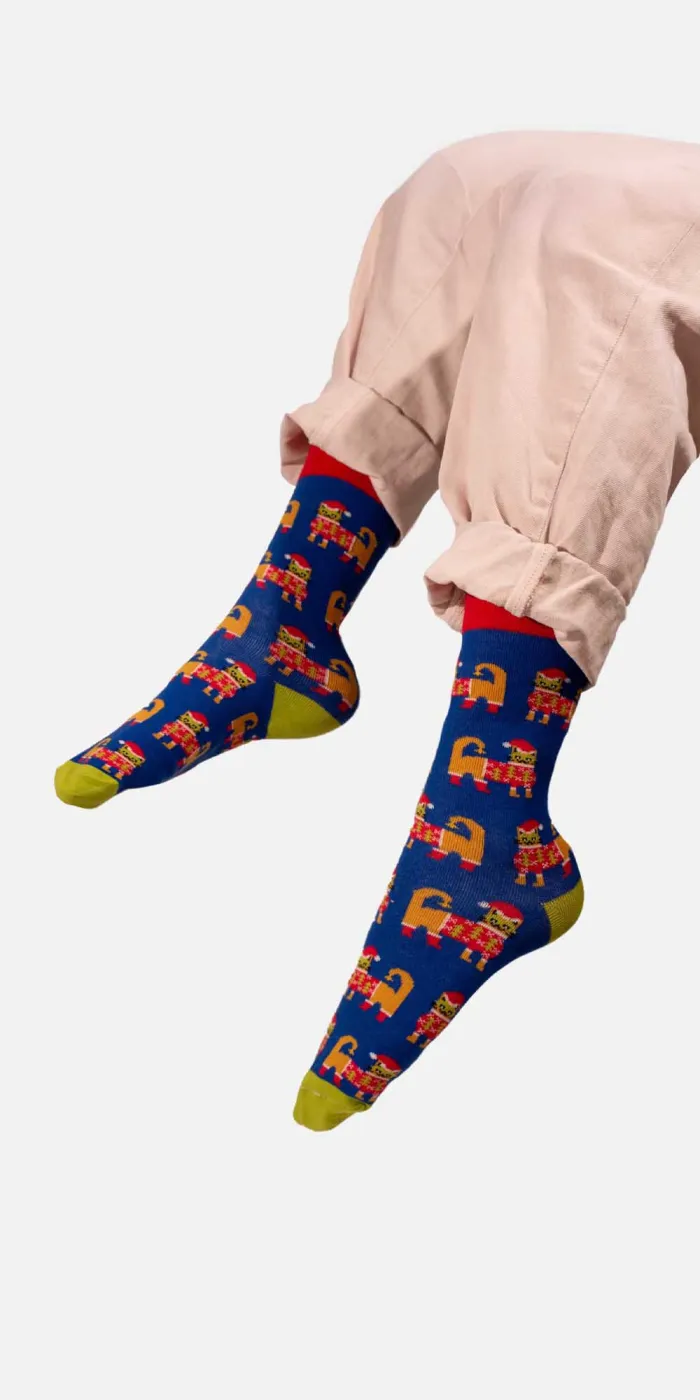 Socks Xmas Cats