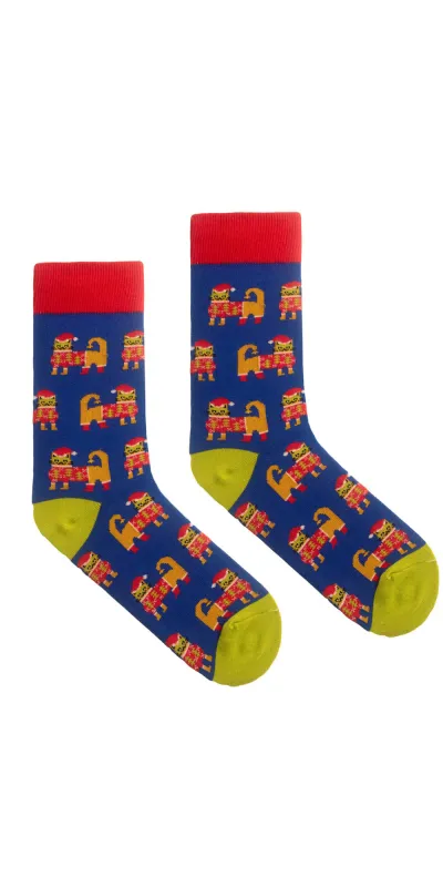 Socks Xmas Cats