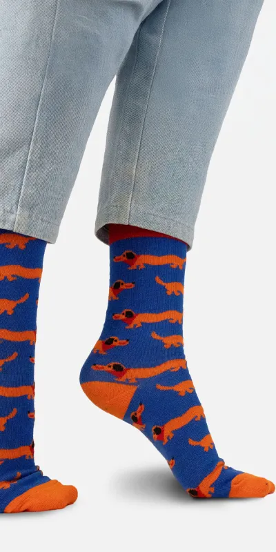 Organic cotton socks Dachshunds