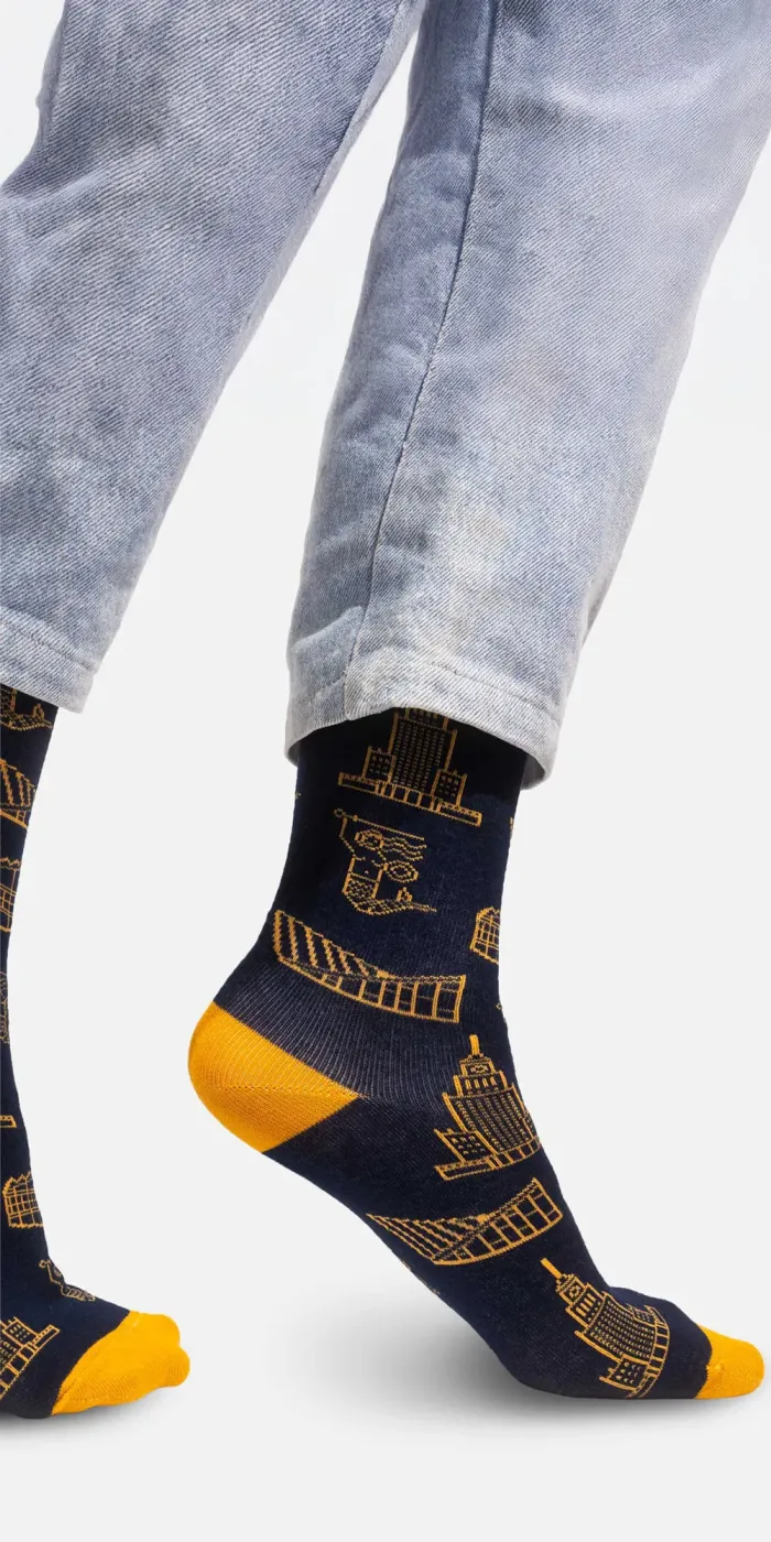 Socks Travel around Warsaw