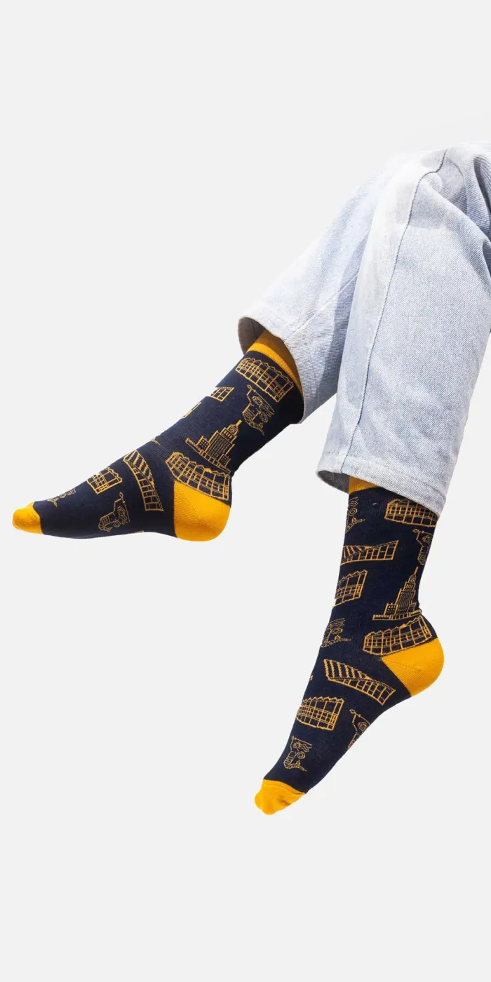 Socks Travel around Warsaw