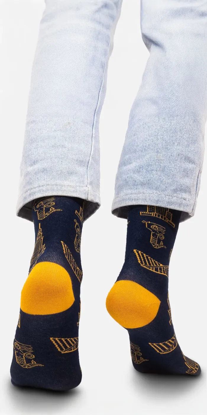 Socks Travel around Warsaw