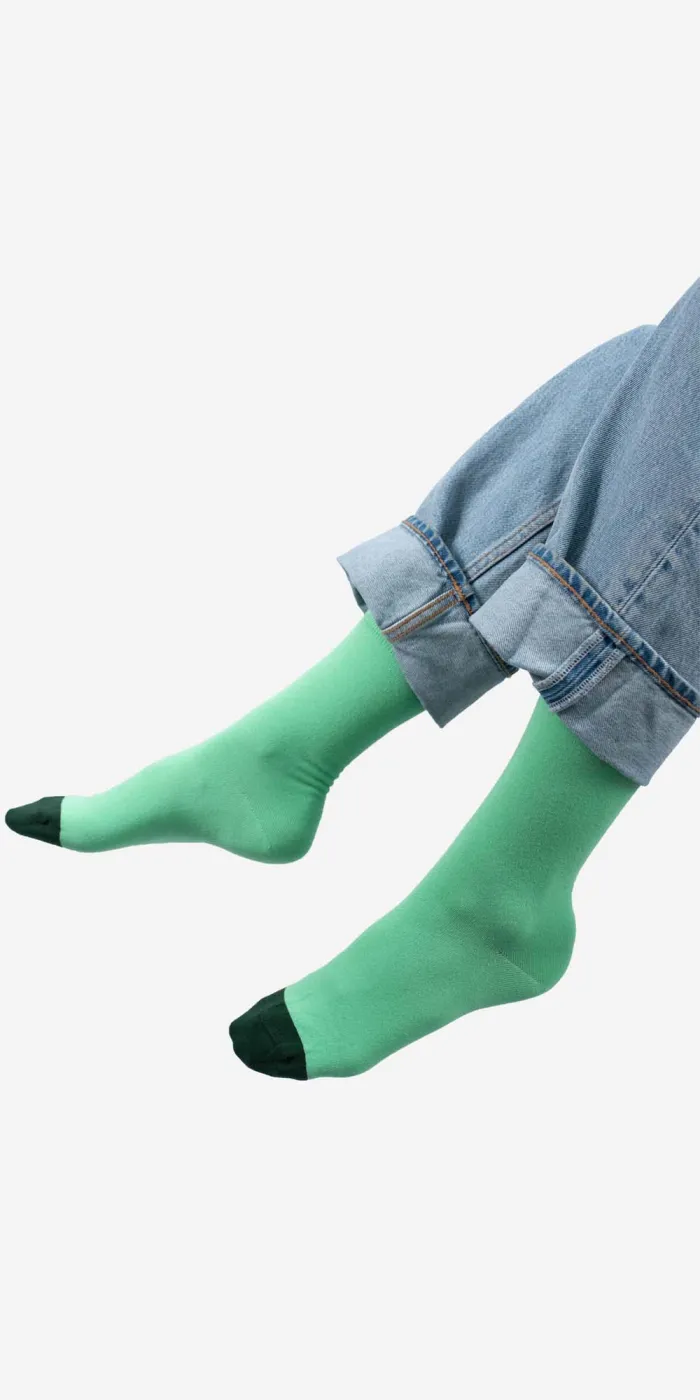 Pale mint socks