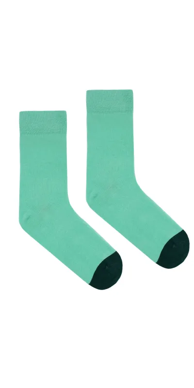 Pale mint socks