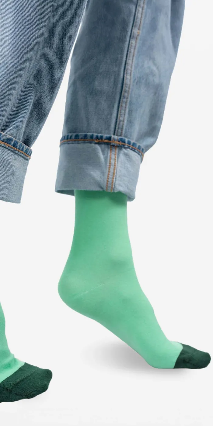 Pale mint socks