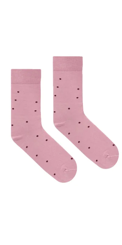 Powder pink socks with...