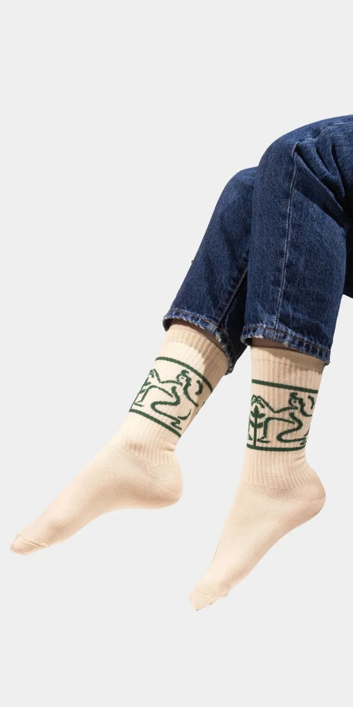 Sport organic cotton socks with Mother Earth