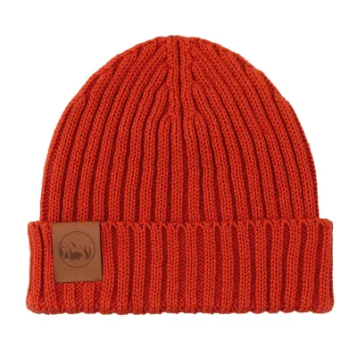 Brick red organic cotton...