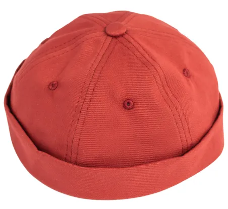 Czapka dokerka ceglana