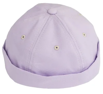 Czapka dokerka liliowa