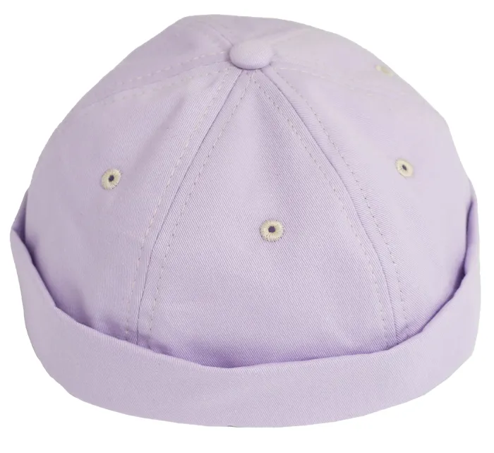 Czapka dokerka liliowa