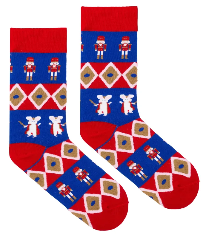 Socks organic cotton Xmas Nutcracker