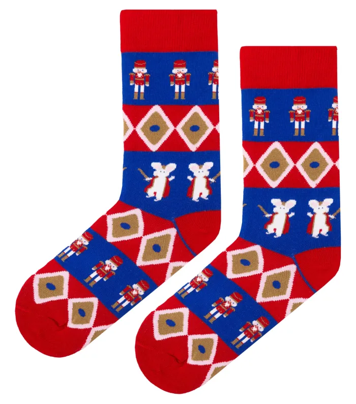 Socks organic cotton Xmas Nutcracker