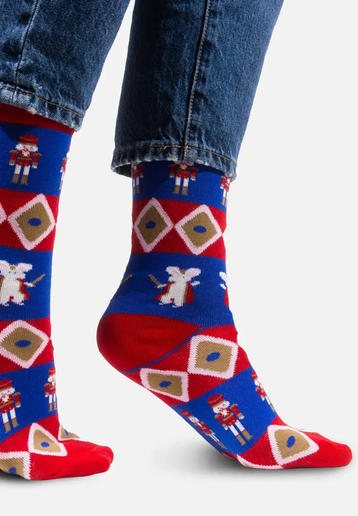 Socks organic cotton Xmas Nutcracker