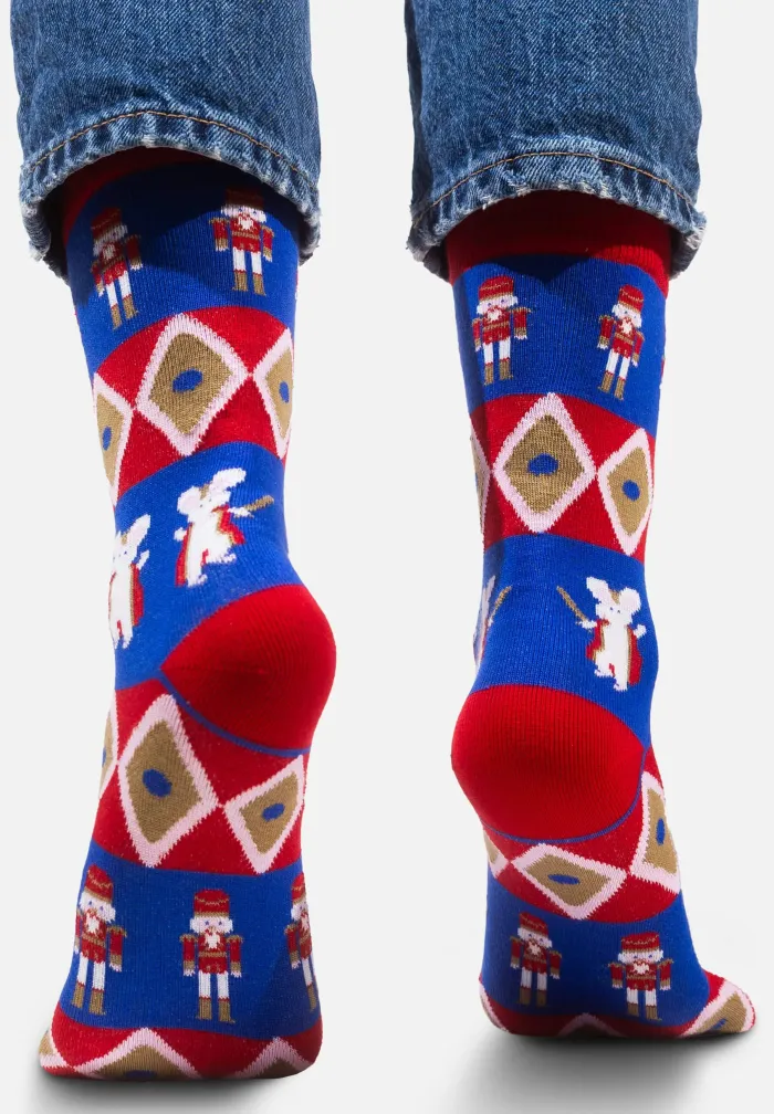 Socks organic cotton Xmas Nutcracker