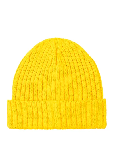 Yellow honey organic cotton alkatraz beanie