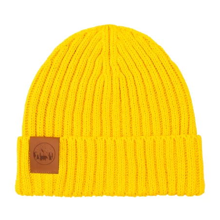 Yellow honey organic cotton alkatraz beanie