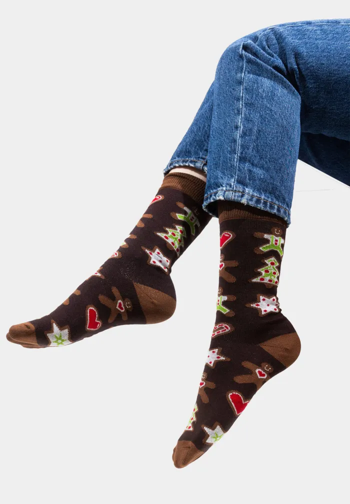 Socks organic cotton Xmas Gingerbread