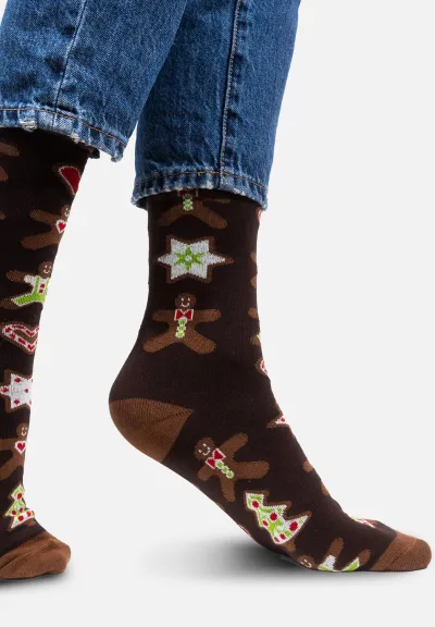 Socks organic cotton Xmas Gingerbread