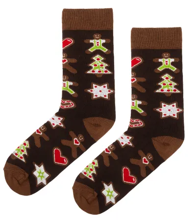 Socks organic cotton Xmas Gingerbread