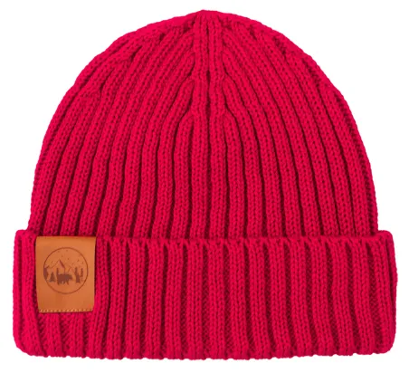 Raspberry pink organic cotton alkatraz beanie