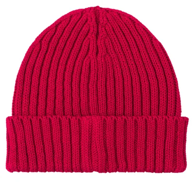Raspberry pink organic cotton alkatraz beanie