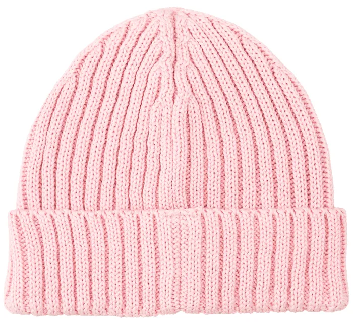 Czapka alkatraz z bawełny organicznej jasny róż