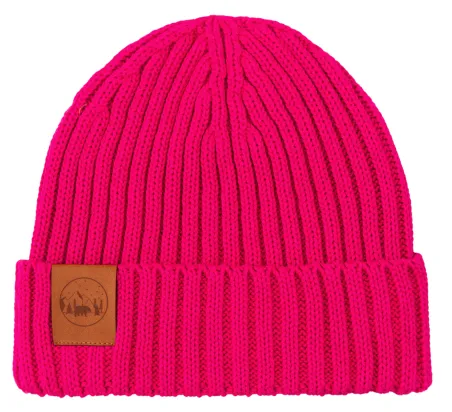 Czapka alkatraz z bawełny organicznej różowa