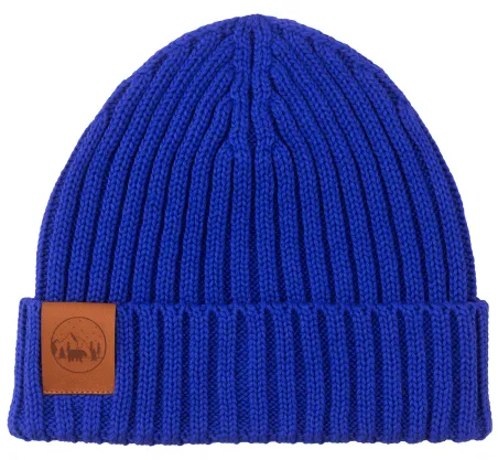 Cornflower blue organic cotton alkatraz beanie