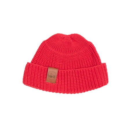 Burglar beanie poppy red