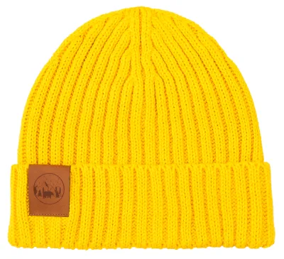 Yellow honey organic cotton alkatraz beanie