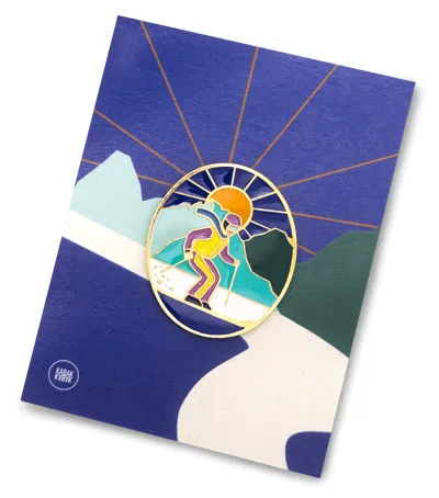 Pin Narciarz