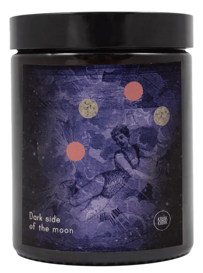 Świeca sojowa hemp Dark side of the moon