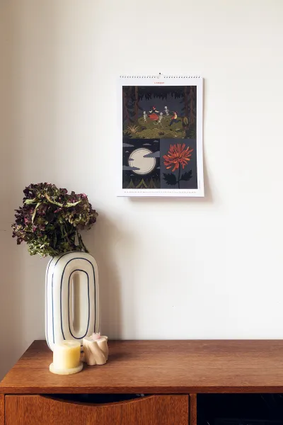 Kalendarz KABAK x wall-being