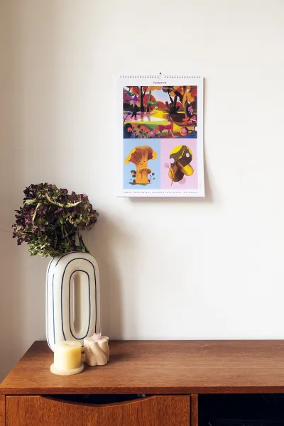 Calendar KABAK x wall-being