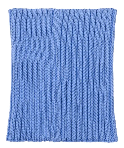 Light blue organic cotton tube scarf