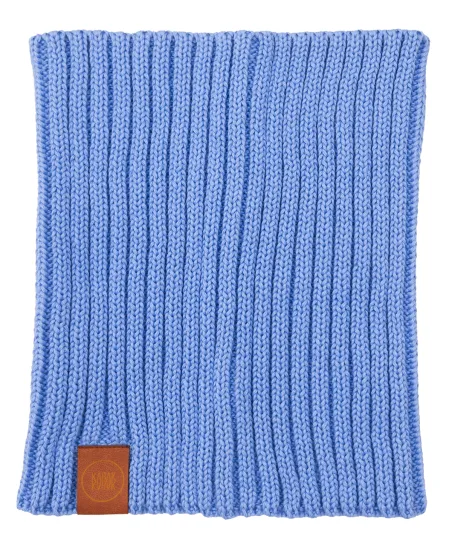 Light blue organic cotton tube scarf