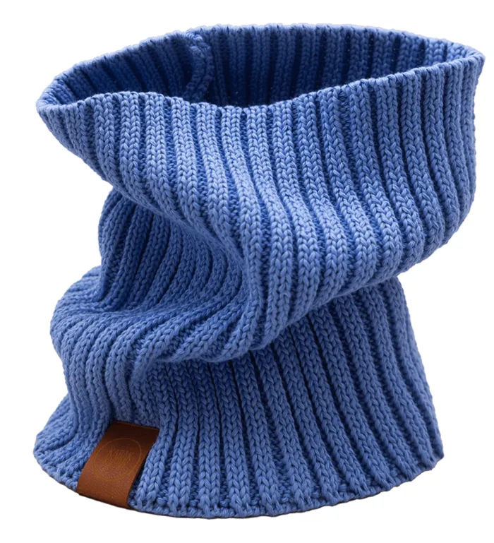Light blue organic cotton tube scarf