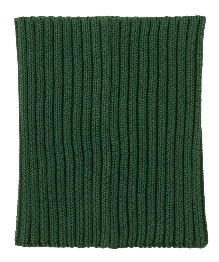 Sage green organic cotton tube scarf