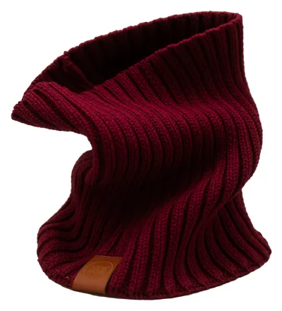 Carmine set: Alcatraz beanie and tube scarf