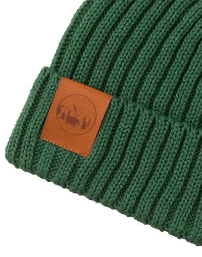 Sage green set: Alcatraz beanie and tube scarf