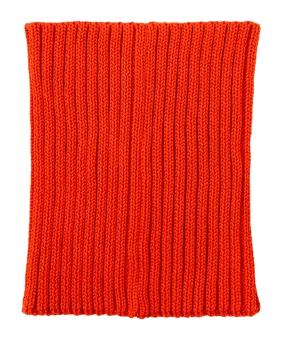 Brick red set: Alcatraz beanie and tube scarf